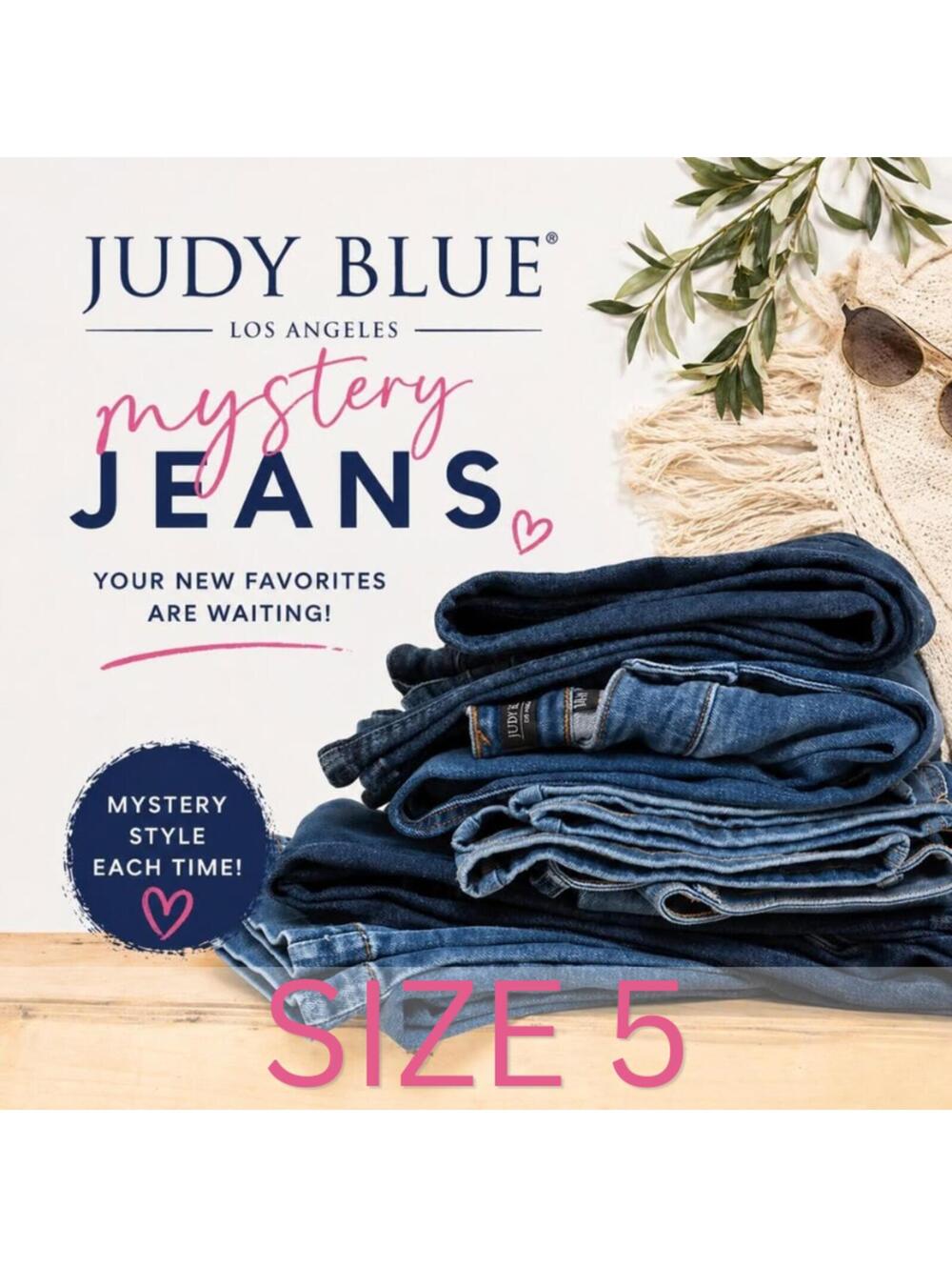 Judy Blue Jeans Mystery Box Size 5; 2 Pairs of Jeans New With Tags